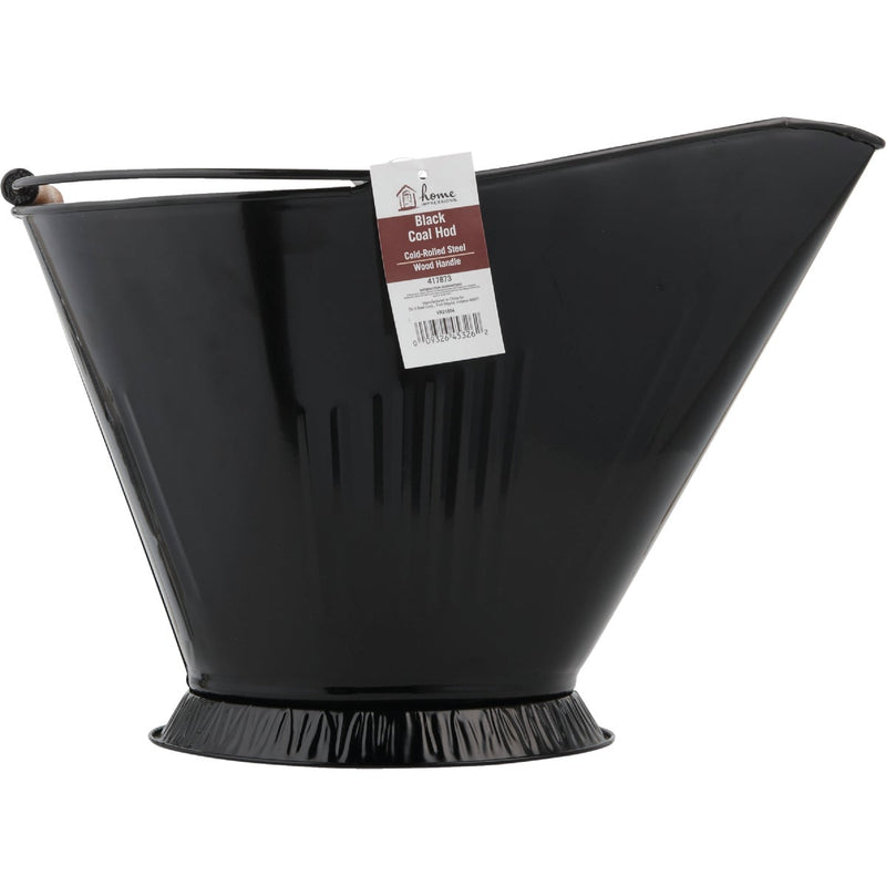 Home Impressions Wire Black Matte Coal Hod