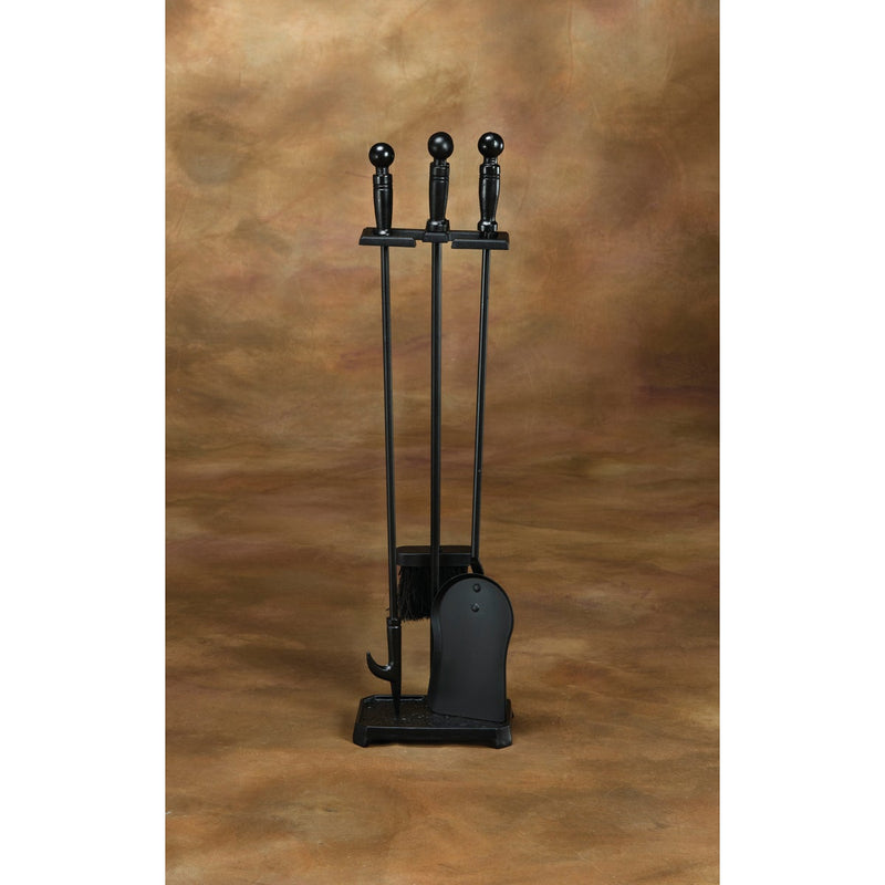 Home Impressions 4-Piece Cast Iron 28 In. H Fireplace Tool Set