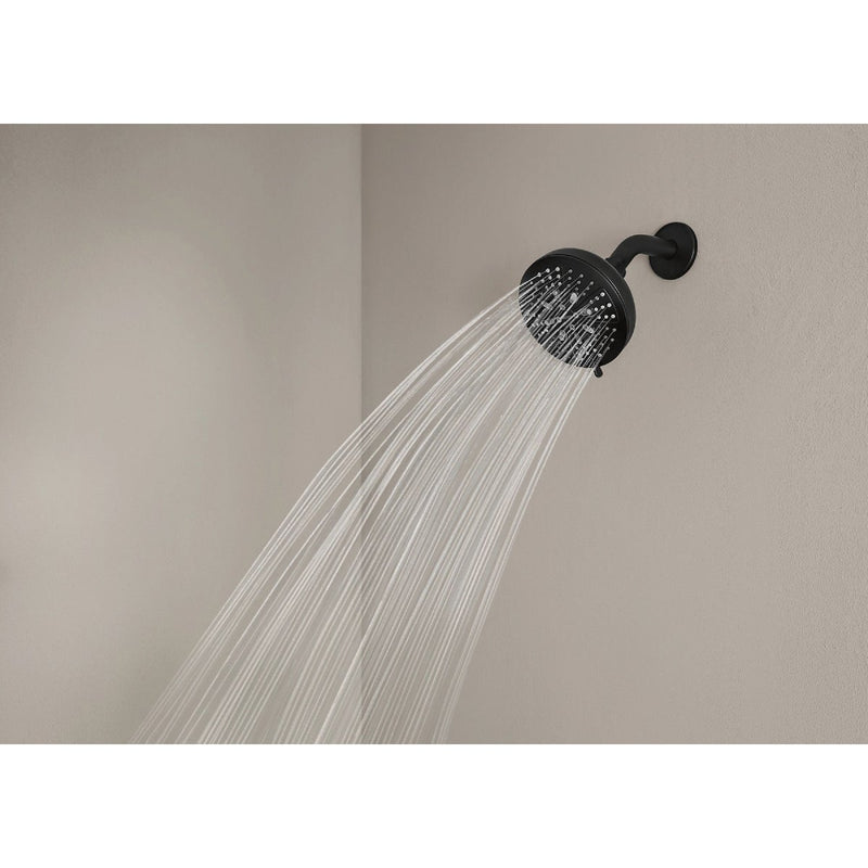 Moen Hydro Energetix 8-Spray 1.75 GPM Fixed Shower Head, Matte Black