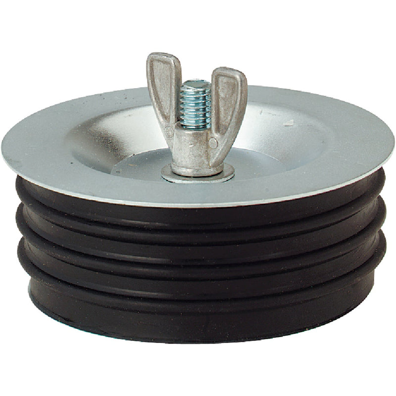 Black Swan 4 In. IPS Galvanized Steel Sewer and Drain Test Plug