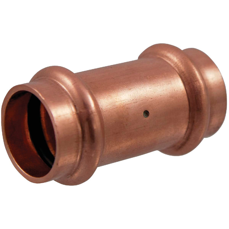 NIBCO 1/2 In. x 1/2 In. Press Copper Coupling with Stop