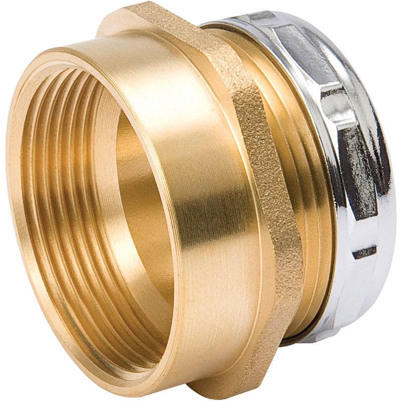 B&K 1-1/4 In. x 1-1/2 In. Brass Waste Adapter