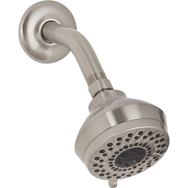 Home Impressions 6-Spray 1.8 GPM Fixed Shower Head, Brushed Nickel