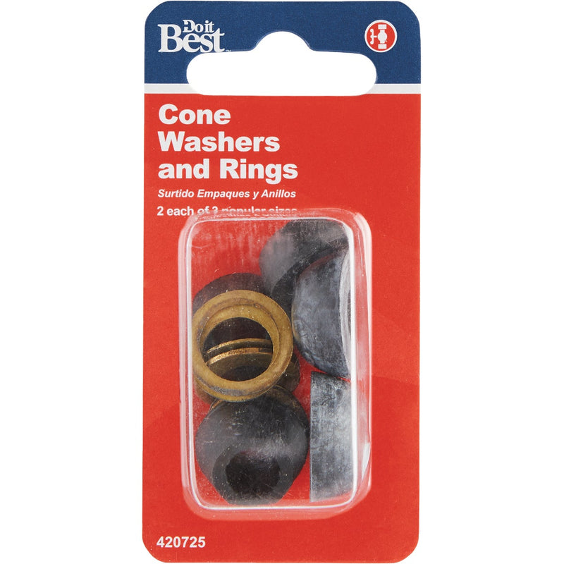 Do it Best Cone Washer and Friction Ring 12-Piece Assortment