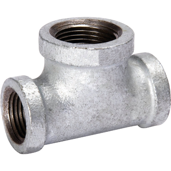 Southland 1/2 In. x 1/2 In. x 3/4 In. Malleable Iron Reducing Galvanized Tee