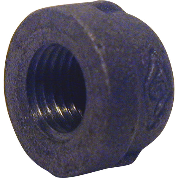 B&K 3/8 In. Malleable Black Iron Cap