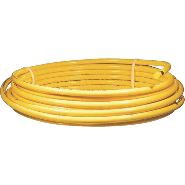 B&K 3/8 In. OD x 50 Ft. Yellow Plastic Coated ACR Copper Tubing