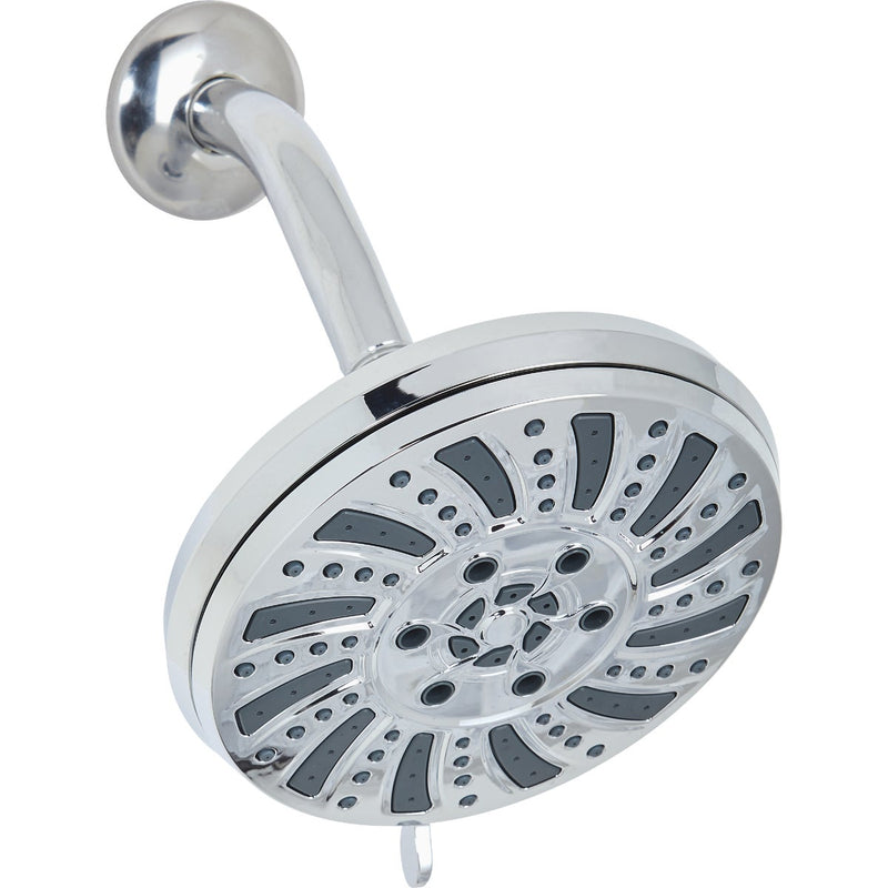 Home Impressions 6-Spray 1.8 GPM Fixed Shower Head, Chrome