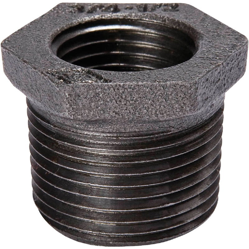 B&K 1/2 In. x 1/4 In. Hexagon Black Iron Bushing