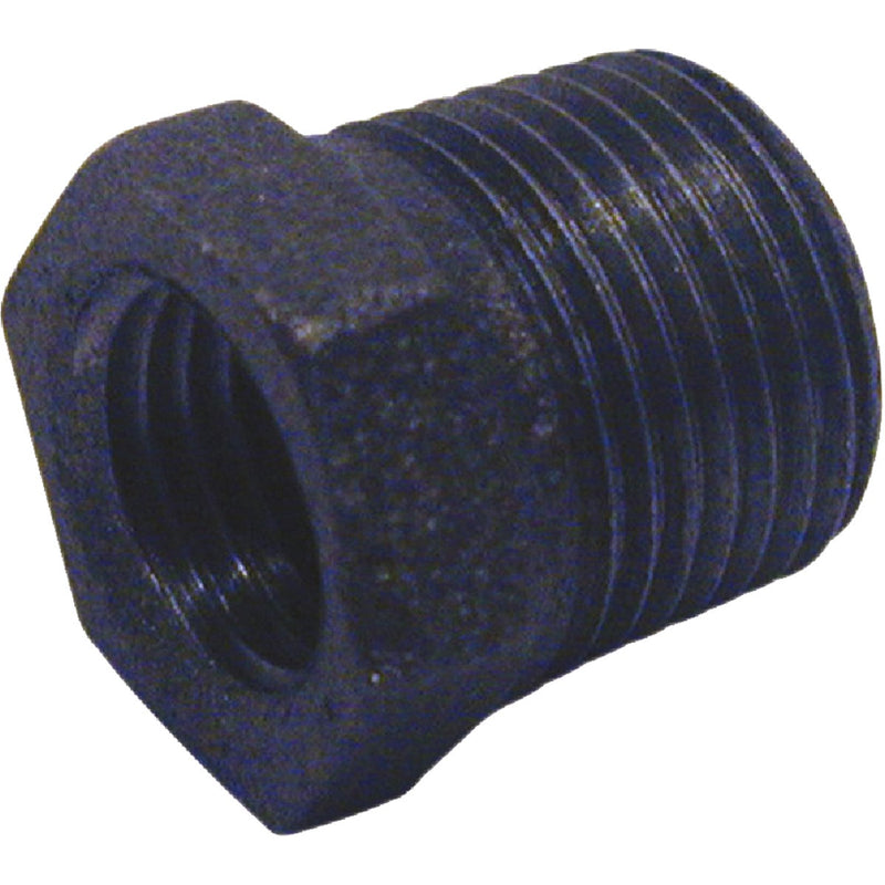 B&K 3/4 In. x 1/2 In. Hexagon Black Iron Bushing