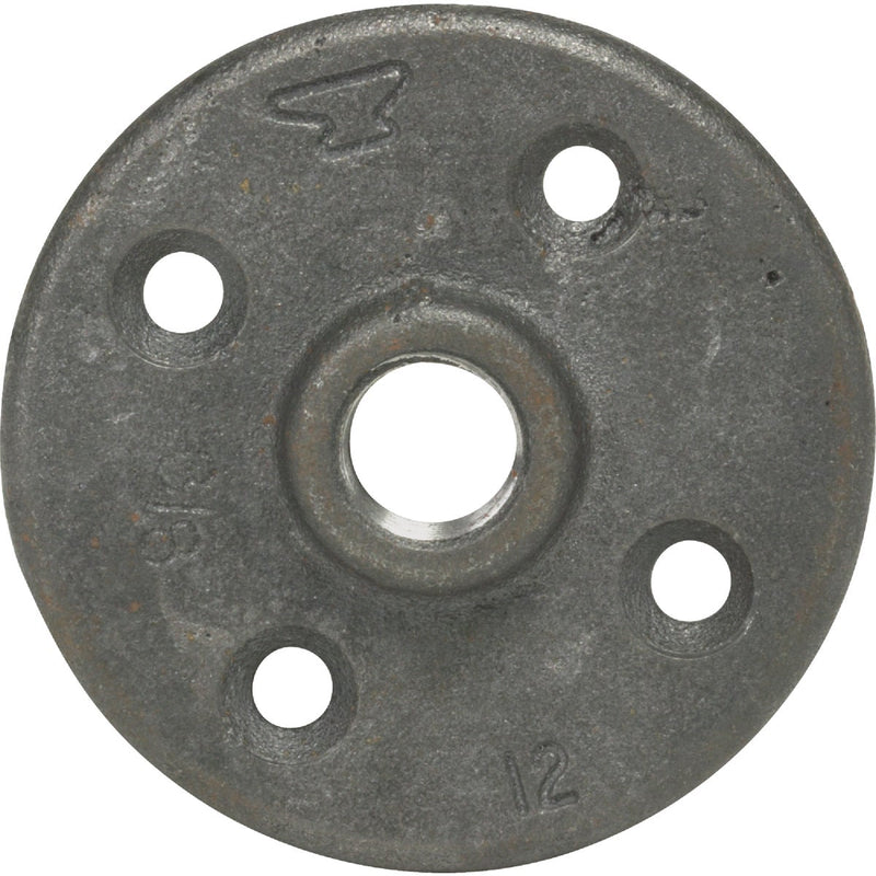 Anvil 1-1/4 In. x 3-5/8 In. Black Iron Floor Flange