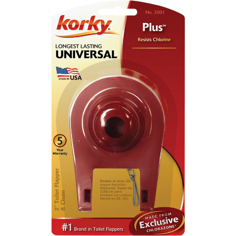 Korky Premium Universal Tank Ball Red Flapper