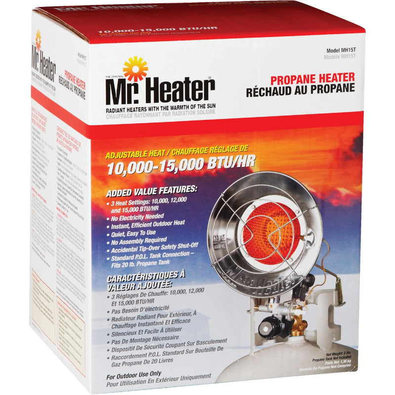 MR. HEATER 15,000 BTU Radiant Single Tank Top Propane Heater