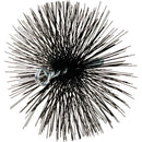 Meeco's Red Devil 8 In. Round Wire Chimney Brush
