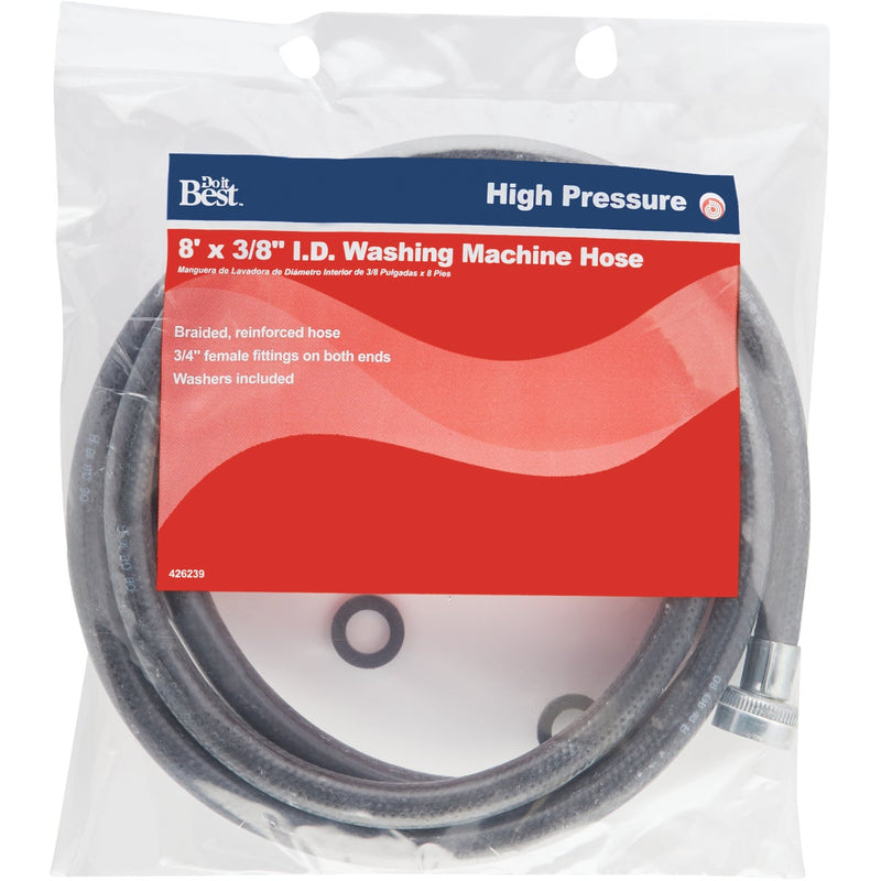 Do it 8 Ft. Reinforced EPDM Rubber Inlet Pressure Hose