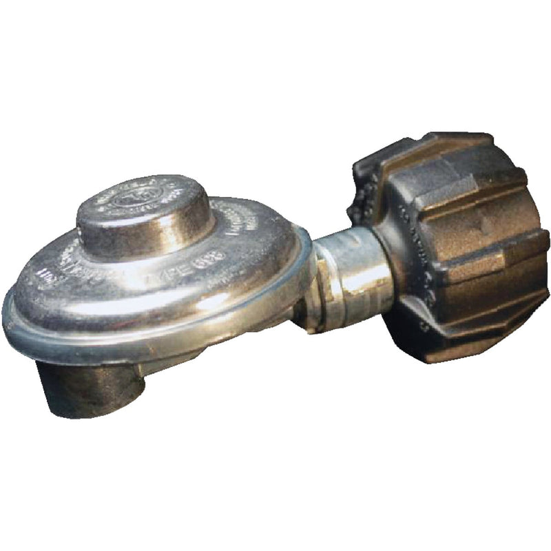 MR. HEATER 3/8 In. FPT x Coupling Nut Low Pressure 90 Deg Angle LP Low-Pressure Regulator