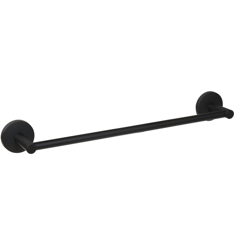 Home Impressions Triton 24 In. Matte Black Towel Bar