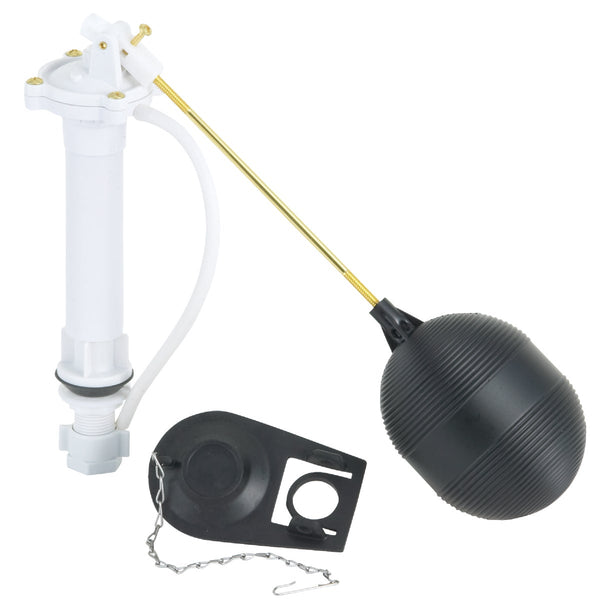Do it Best 8-1/2 In. Plastic Anti-Siphon Tank Repair Kit, Flush Lever not Included