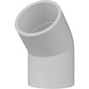 Charlotte Pipe 1-1/2 In. Slip x Slip Schedule 40 45 Deg. PVC Elbow (1/8 Bend)