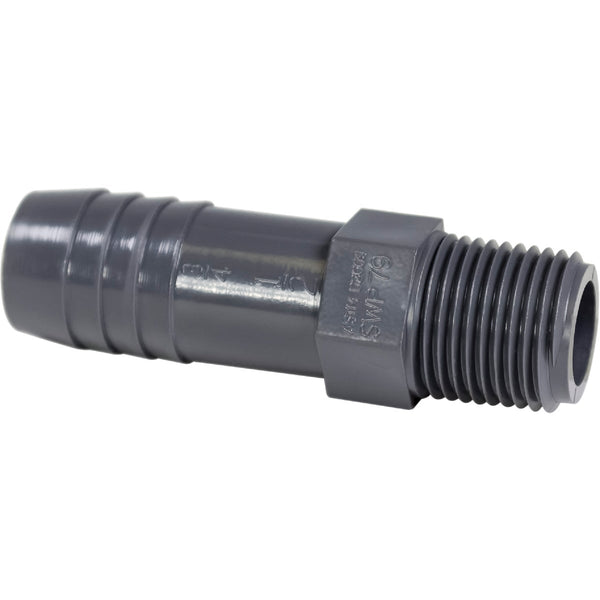 Boshart 1/2 In. MPT x 3/4 In. Insert Reducing Polypropylene Hose Adapter