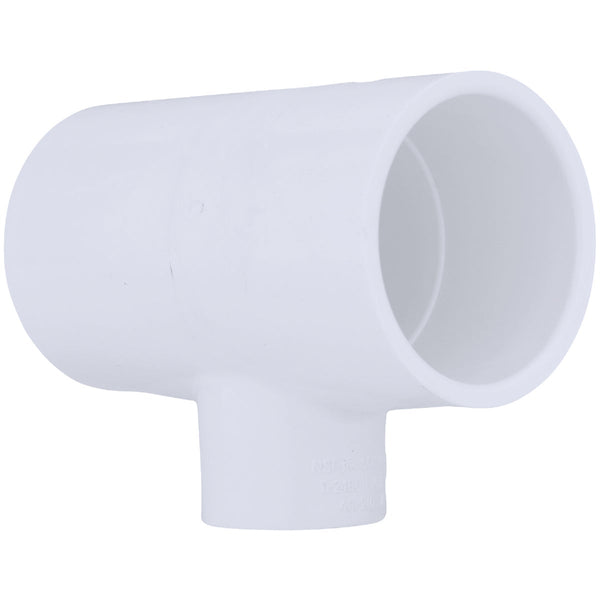 Charlotte Pipe 1-1/2 In. A x 1-1/2 In. B x 3/4 In. C Schedule 40 Pressure Reducing PVC Tee