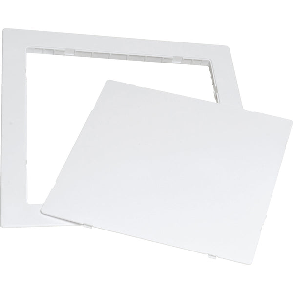 Oatey 14 In. x 14 In. White Plastic Wall Access Panel