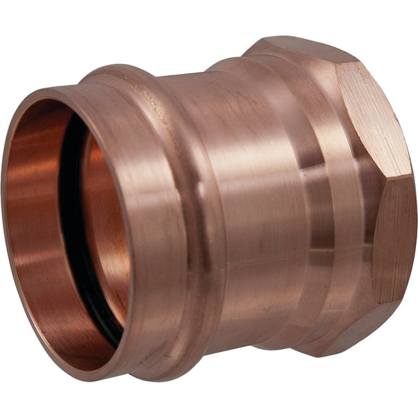 NIBCO 1/2 In. Press x 1/2 In. Female Copper Adapter