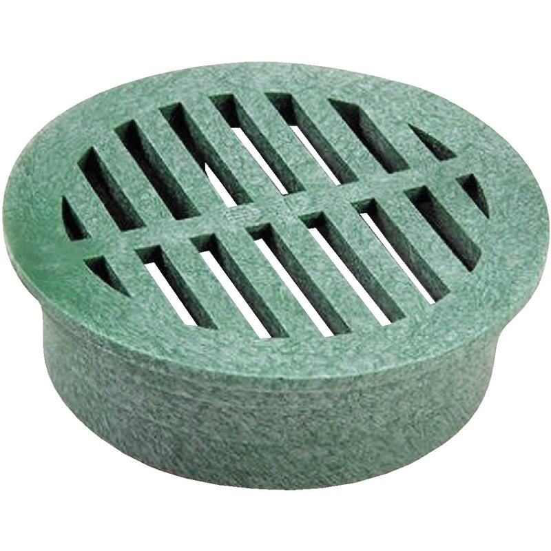 NDS 3 In. Green PVC Round Grate