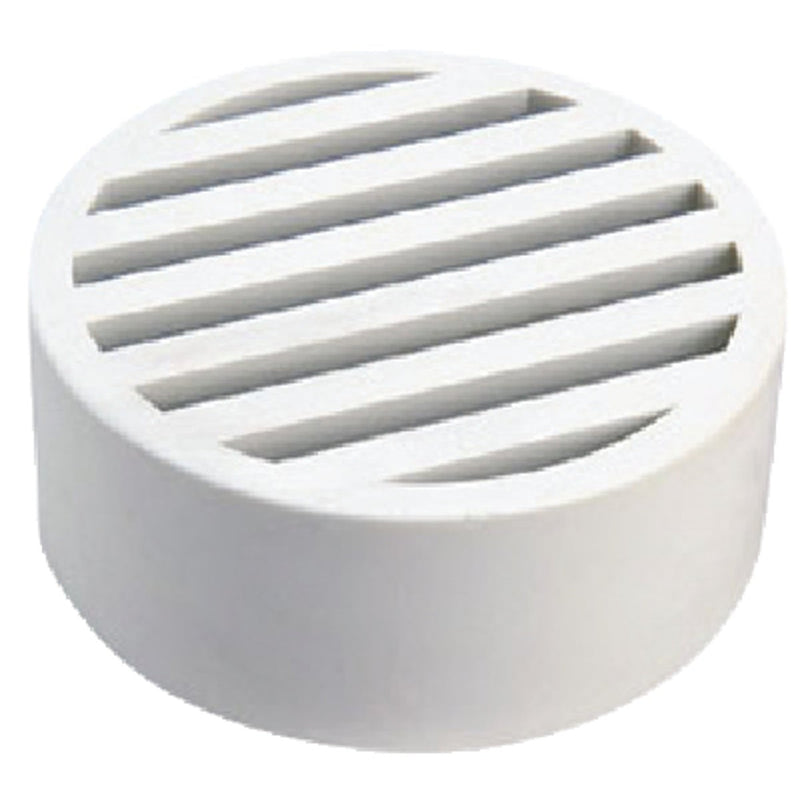 NDS 3 In. White Styrene Deck Drain