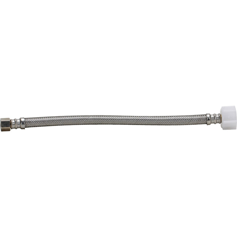 Fluidmaster 3/8 In. Comp x 7/8 In. Ballcock x 9 In. L Braided Stainless Steel Toilet Connector