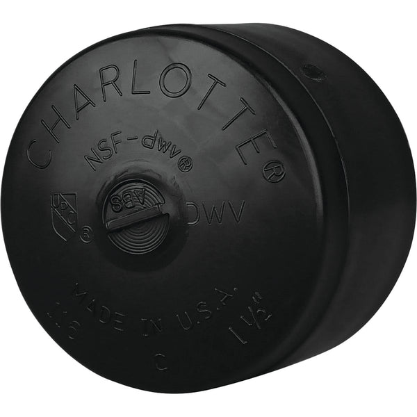 Charlotte Pipe 4 In. Hub ABS Cap