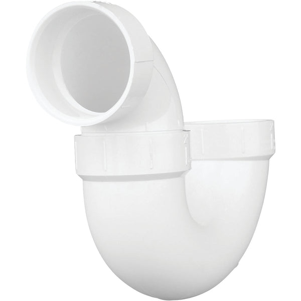 Charlotte Pipe 2 In. White PVC P-Trap