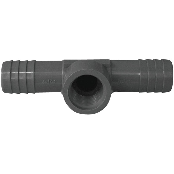 Boshart 3/4 In. x 3/4 In. x 1/2 In. FIP Combination Polypropylene Insert Tee