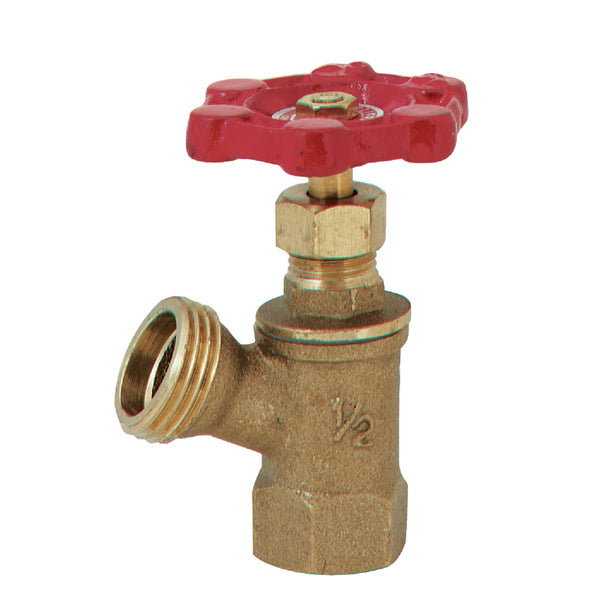 ProLine 1/2 In. FIP x 3/4 In. MHT Brass Heavy Duty Boiler Drain