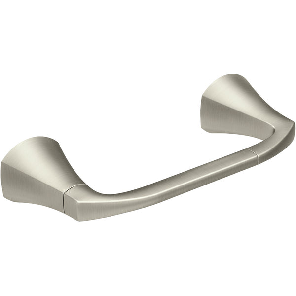 Moen Lindor Wall Mount Pivoting Toilet Paper Holder, Spot Resist Brushed Nickel