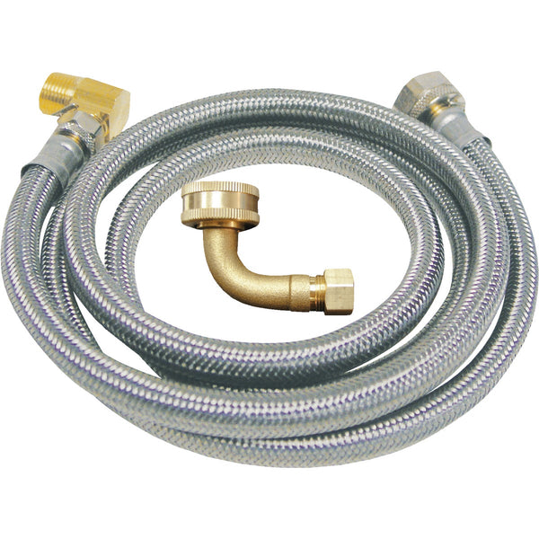 B&K 3/8 In. COMP x 3/8 In. COMP x 72 In. Braided Stainless Steel Dishwasher Connector