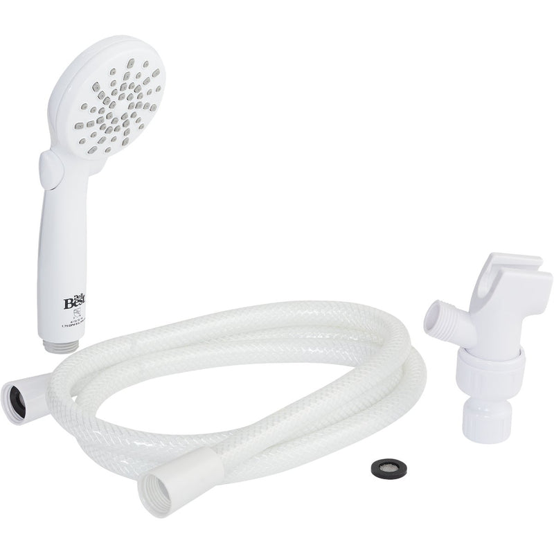 Home Impressions 2-Spray 1.8 GPM Handheld Shower Head, White