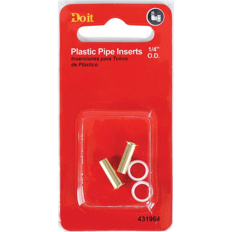 Do it 1/4 In. Brass Compression Insert (2-Pack)