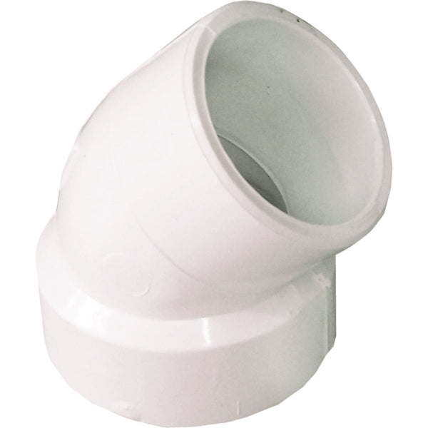 IPEX 1-1/2 In. Schedule 40 45 Deg. DWV PVC Street Elbow (1/8 Bend)