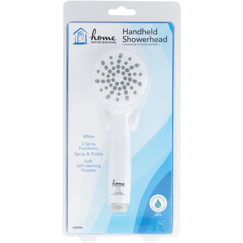 Do it Best 2-Spray 1.8 GPM Handheld Shower Head, White