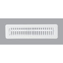 Home Impressions 2-1/4 In. x 12 In. White Steel Floor Register