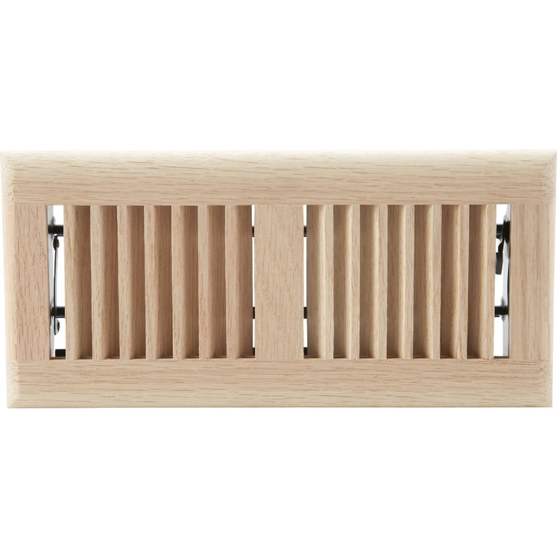 Home Impressions 4 In. x 10 In. Natural Oak Floor Register