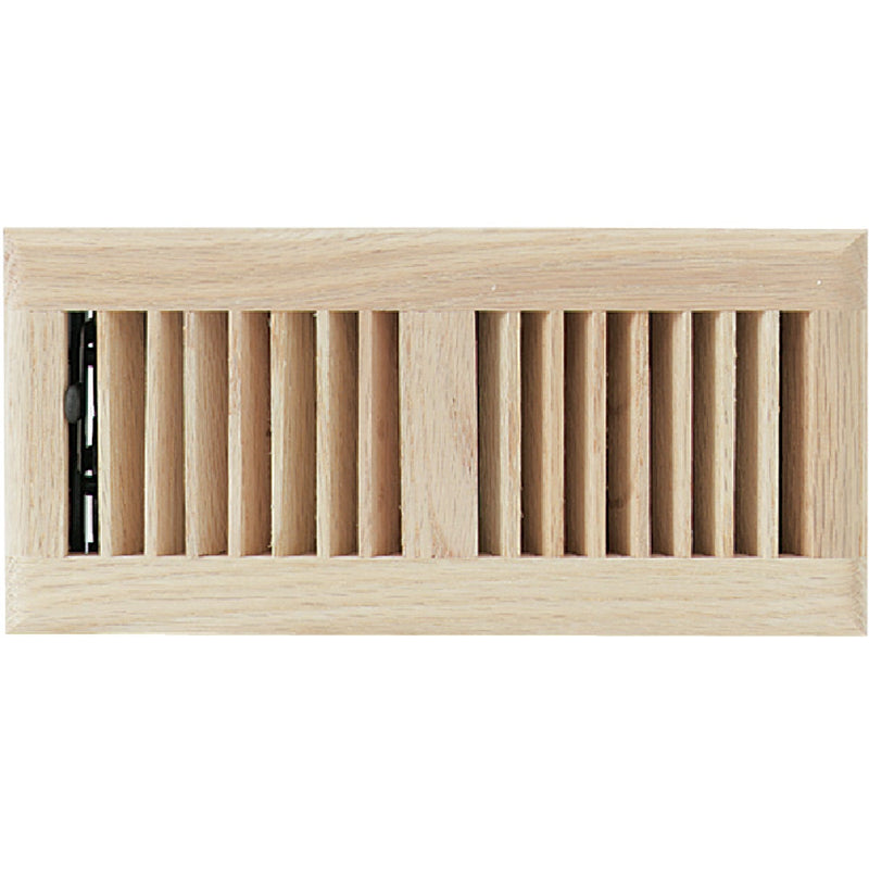 Home Impressions 4 In. x 10 In. Natural Oak Floor Register