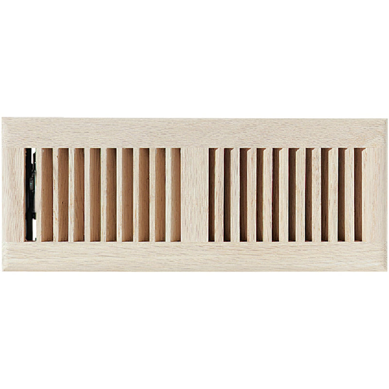 Home Impressions 4 In. x 12 In. Natural Oak Floor Register