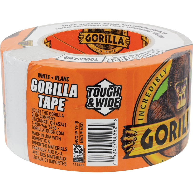 Gorilla 2.88 In. x 25 Yd. Tough & Wide Heavy-Duty Duct Tape, White