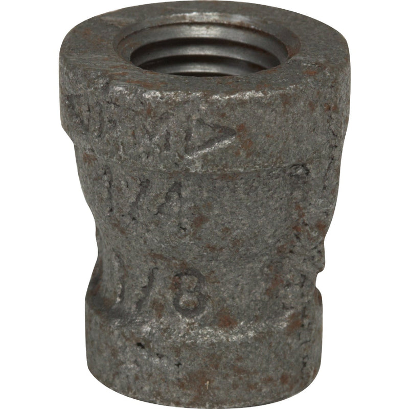 Anvil 1/2 In. x 1/4 In. Malleable Black Iron Reducing Coupling