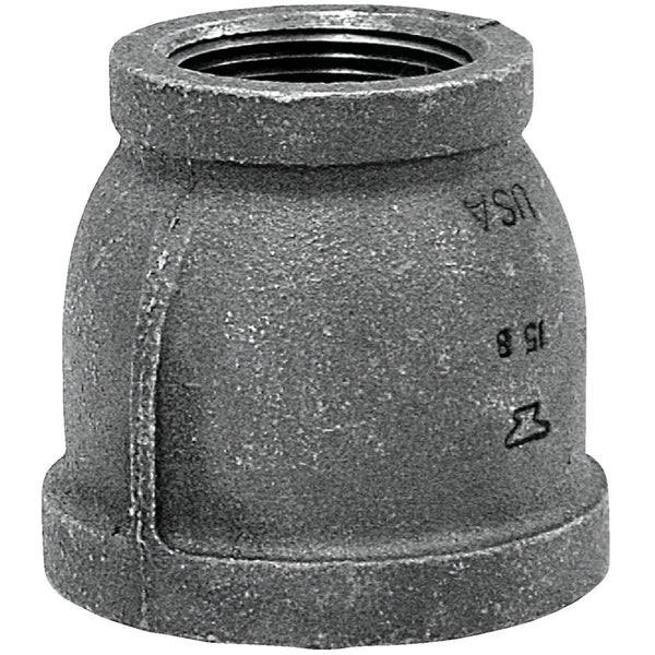Anvil 1-1/4 In. x 1 In. Malleable Black Iron Reducing Coupling