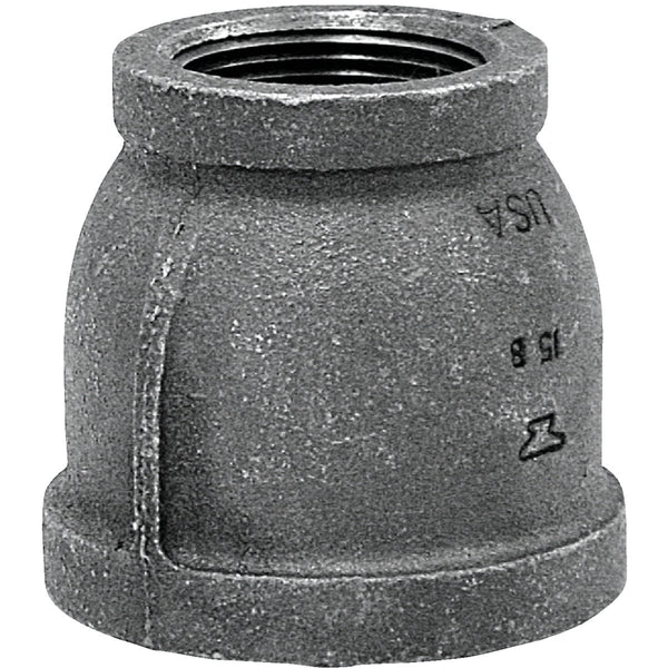 Anvil 1-1/2 In. x 1-1/4 In. Malleable Black Iron Reducing Coupling