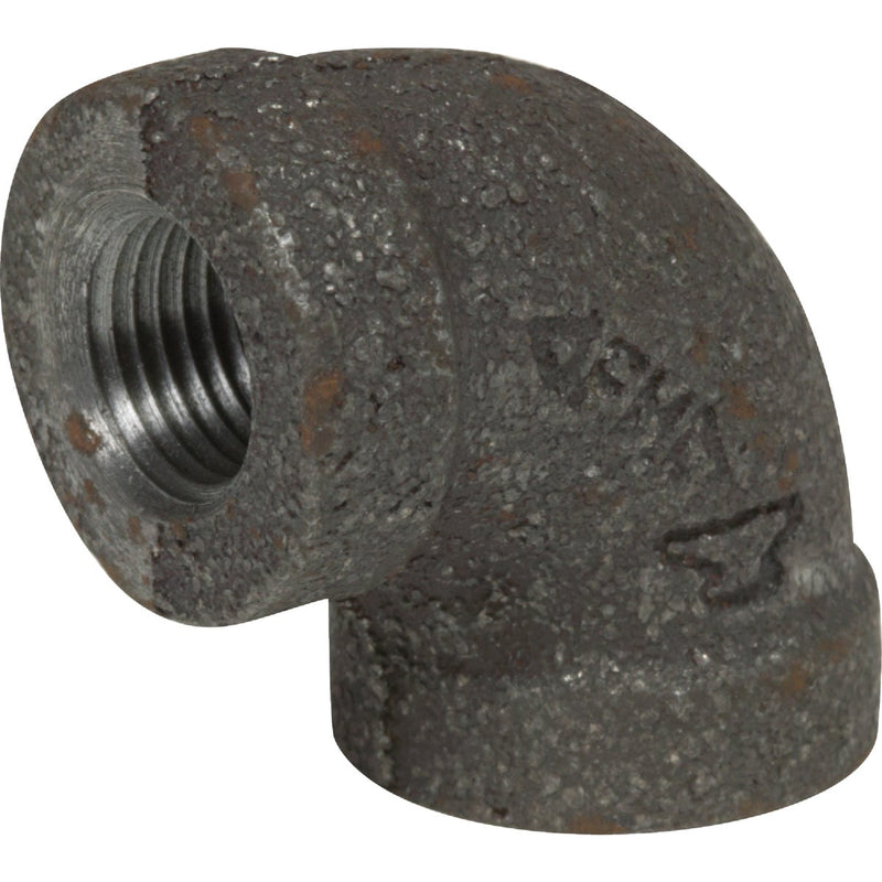 Anvil 1/8 In. 90 Deg. Malleable Black Iron Elbow (1/4 Bend)