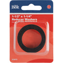 Do it Best 1-1/2 In. x 1-1/4 In. Black Rubber Slip Joint Washer